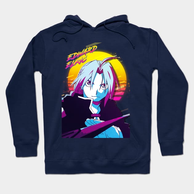 Fullmetal Alchemist - Edward Elric Hoodie by 80sRetro